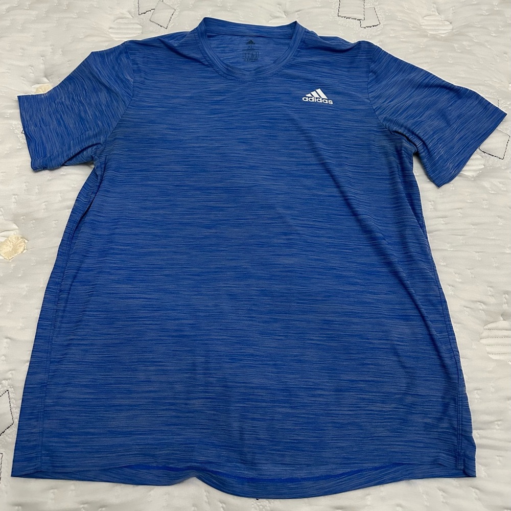 XL Adidas Sky Blue Performance Tee